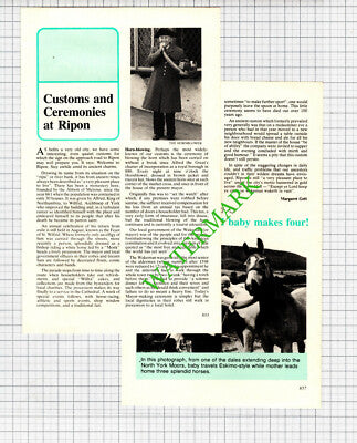 Ripon Yorkshire Customs - 1985 Small Article
