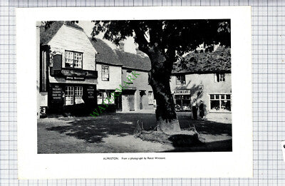 Alfriston Sussex Ye Olde Smugglers Inne - 1953 Cutting / Print