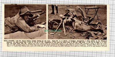 C3311) Mr Elgood Mr A E Martin Dunblane Bisley National Rifle Assoc - 1950 Clip