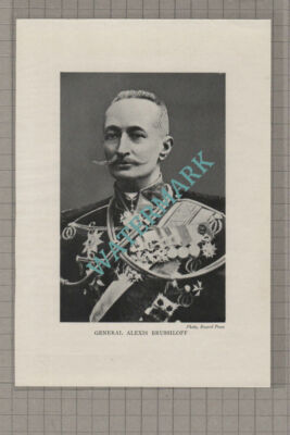 C3656) General Alexis Brussiloff - c.1920s Clip