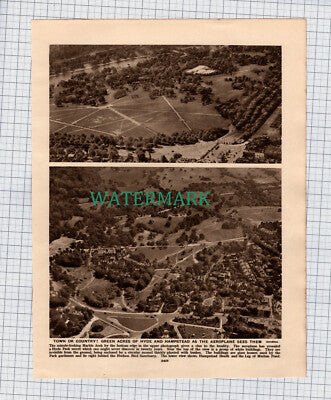 (8329) Kensington Palace Dutch Garden / Hyde Park Hampstead Heath   c.1925 Print