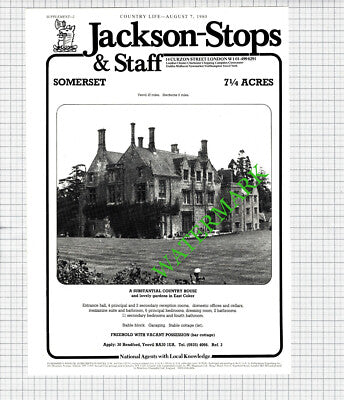 Norwich Norfolk Estate Sale / East Coker Yeovil Somerset l - 1980 Cutting