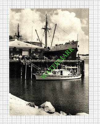 Mackay Harbour Northern Queensland Australia Tambua Ship - 1960s Cutting / Print