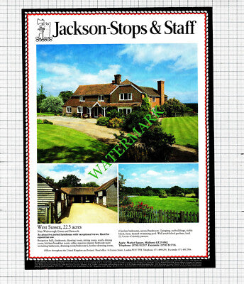 Wisborough Green Petworth /  Coates Gloucestershire Sale Advert - 1991 Cutting