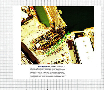 HMS Victory Portsmouth / Portmeirion Wales -   c.1990s Cutting / Print