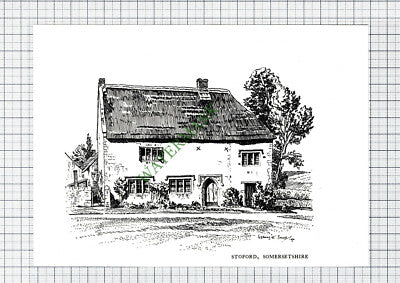 C3710) Stoford Somerset - c.1980s Cutting