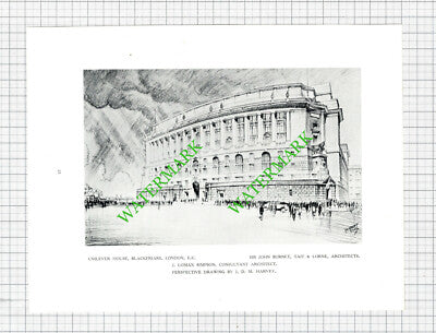 Ashridge Park Golf Club Grice / Unilever House London Burnet - 1931 Book Print