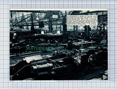 C4943) Swindon Railway Works  - 1950s Clip