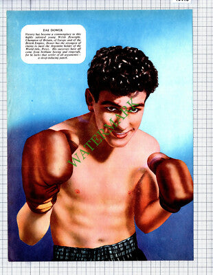 Dai Dower Welsh Boxer - 1950's Print / Cutting