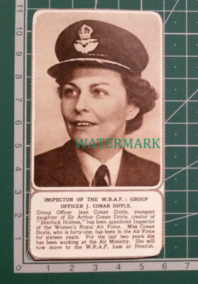 C4352) Officer Jean Conan Doyal WRAF Hendon (Daughter of Arthur) - 1954 Clip