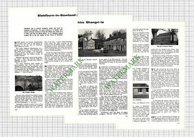 Slaidburn In Bowland Yorkshire -  1968 Article