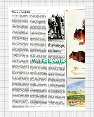 X1024) Tribute To Charles Tunnicliffe Country Artist - 1980 Article