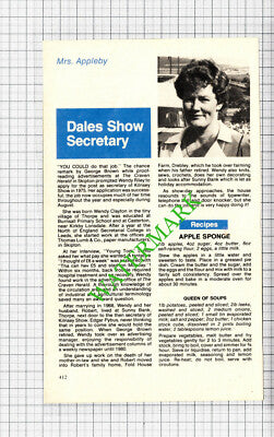 Wendy Riley Robert Clayton Thorpe Craven Herald Drebley Kilnsey - 1984 Cutting