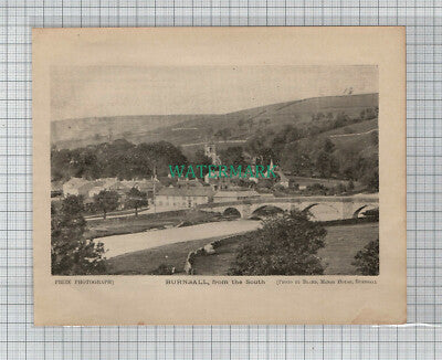 C4454) Burnsall Yorkshire - 1907 Cutting