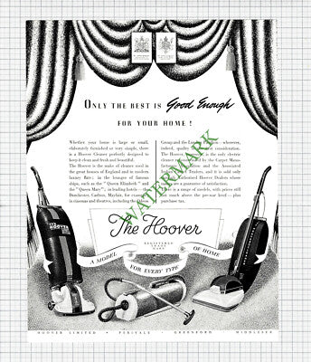 X2007) Hoover Limited Advert - 1948