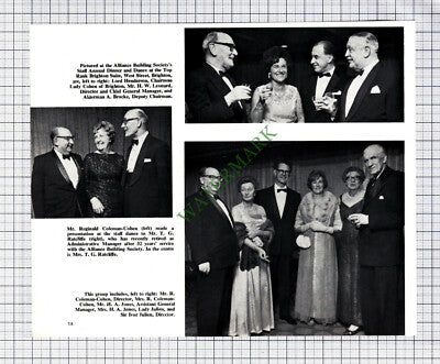 9438) Alliance Building Society Brighton Coleman Cohen Brocke Ivor Julien  1968