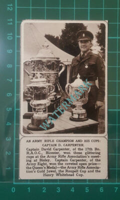 C2678) Captain David Carpenter 17th Bn RAOC Bicester Champion 1961 Clip SMALL!