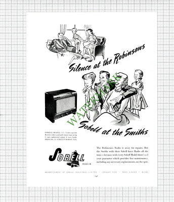 X2008) Sobell Radio Advert - 1948