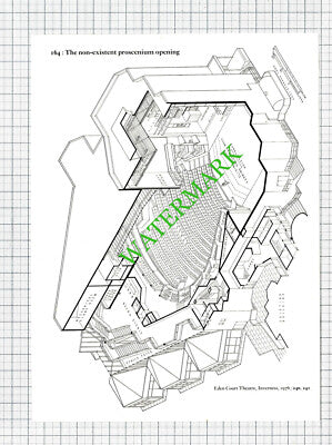 Eden Court Theatre Inverness Plan  - c.1980s Cutting