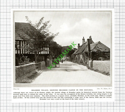 Bramber Village - 1920's Cutting