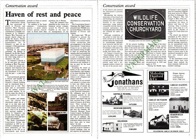 9563) St Clement's Church West Thurrock Essex Procter & Gamble  - 1988 Article