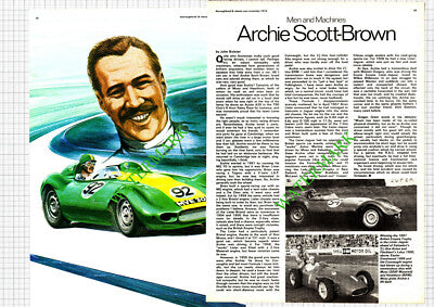 Archie Scott-Brown Racing Driver - 1974 Article
