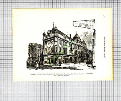 9358) Buxton David Sherrall WR Bryden / Newcastle Tyne Men's Christian - 1896