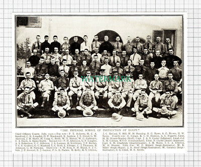 C5619) Imperial School Of Instruction Egypt Colstan World War One - c.1917 Clip