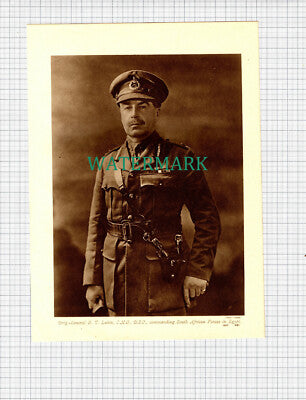 X1260) Brig Gen H T Lukin South African World War One WW1 - c.1916 Book Print