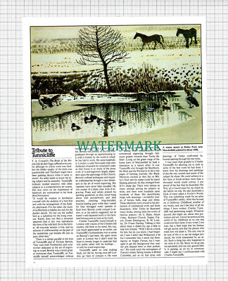 X1024) Tribute To Charles Tunnicliffe Country Artist - 1980 Article