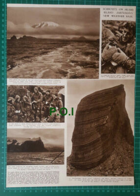 (X314) Heard Island Weather Base Australia - 1948 Clip