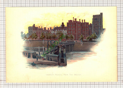 9868) Lambeth Palace - c.1900 Print