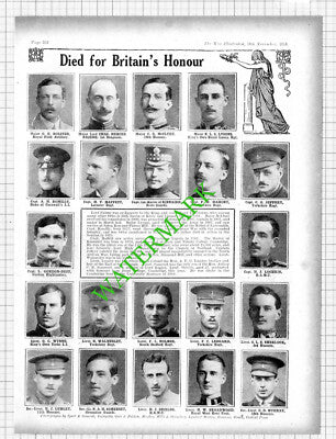 Maffett Leinster Lysons King's Own Lochrin Ledgard World War One - 1914 Cutting