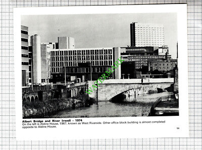 Manchester Albert Bridge / Peter Street Theatre Royal - 1970s Cutting / Print