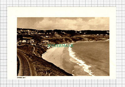 C5586) St Ives / Carbis Bay Cornwall - 1930s Small Dbl/Sided Clip