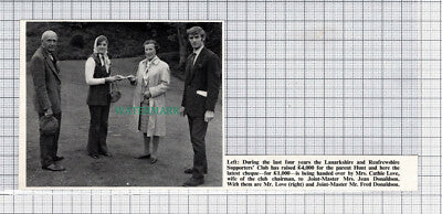 C5281) Cathie Love Mrs Jean Donaldson Lanarkshire Renfrewshire - 1971 Cutting