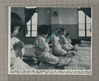 C3378) The Orphans of Airin Dan Home For Children - 1950 Clip