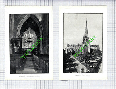 Rotherham Parish Church  - 1910 2-Part Cutting