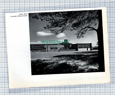 C4665) Ushaw Moor School / Bishop Auckland College - c.1960s D/Sided Clip