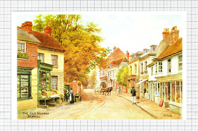 The Old Village Bexhill H Jenner / Dorset Arms Hartfield - c.1990s Cutting Print