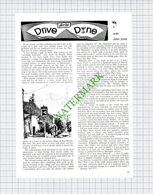 Pig's Nose Inn East Prawle Devon  Graham Fisher - 1968 Article