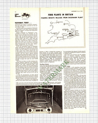 X1052) Ford Dagenham  Andrew Taylor Ken Chambers Eric Jackson- 1968 Article