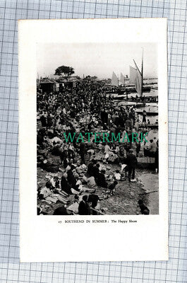C4504) Blackpool Beach / Southend Essex - c.1939 Print