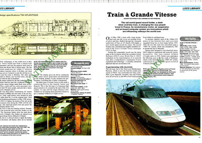 Train a Grande Vitesse - 1990s Centrefold Spread