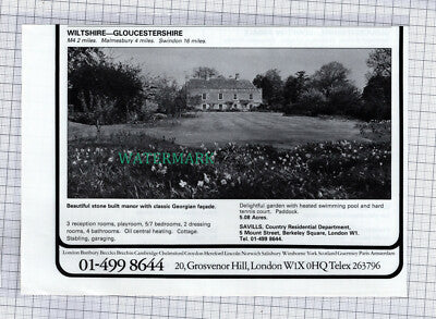 C7741) Compton Abdale Gloucestershire / Malmesbury  - 1980 House Advert