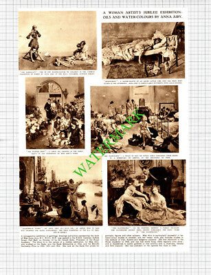 Miss Anna Airey Artist Exhibition RBA Galleries -  1952 Cutting / Print