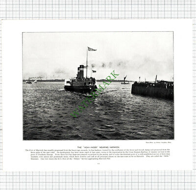 X1975) GRANTHAM Lincolnshire / HARWICH Port Koh-i-noor Palace  c.1895 Book Print