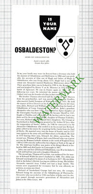 Osbaldeston - 1962 Cutting