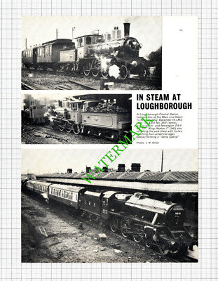 Loughborough Central Station LMS 4-6-0 No 5231 Locomotive - 1974 Cutting