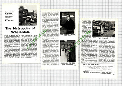 Otley Yorkshire Ronald Bliss Ernest Fawell Waye Dawson Payne  - 1962 Article